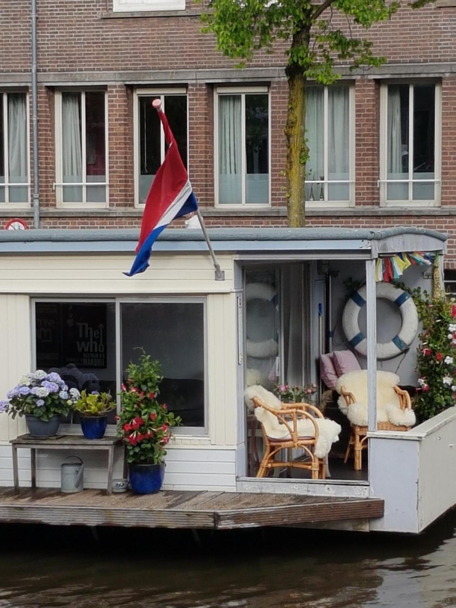 Pantheos Top Houseboat Ámsterdam Exterior foto